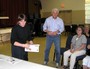 Red Cross Trainer Lori Sullivan with Denny and Noreen Lanctot and Linda Yonkin